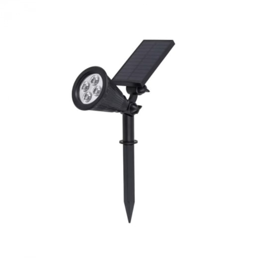 ESPETO DE JARDIM LED PARA ENERGIA SOLAR EXTERNO 3000K 2W PRETO | GAYA 3105 ESPETO DE JARDIM LED PARA ENERGIA SOLAR EXTERNO 3000K 2W PRETO | GAYA 3105
