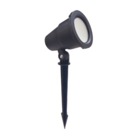 ESPETO DE JARDIM LED VERDE 3W ABS PRETO | BELLUCE BLL022977