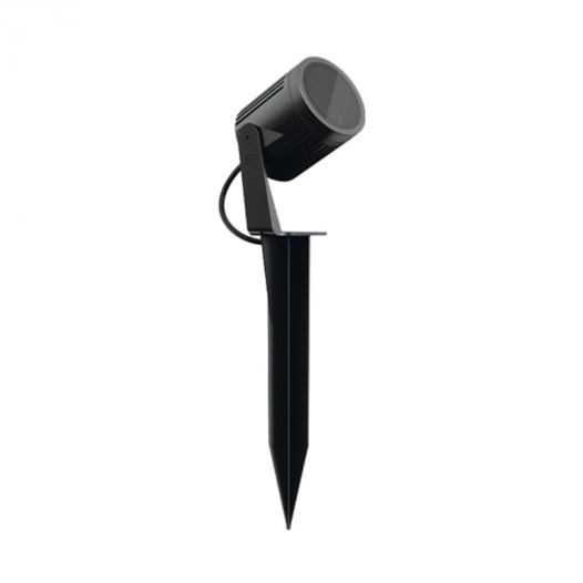 ESPETO DE LED S.GROUND COM GRADE ANTIOFUSCANTE 3000K 18,5W BIVOLT IP67 ALUMÍNIO PRETO | STELLA STL23766/30