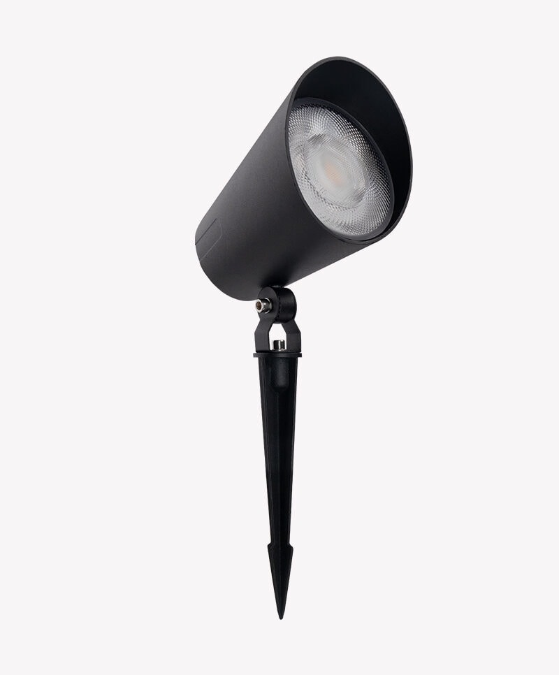 Embutido de Solo Copa LED Externo Preto 18,5cm - Opus Led