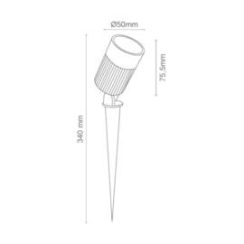 ESPETO LED  5W  VERDE | ROMALUX 10035 ESPETO LED  5W  VERDE | ROMALUX 10035