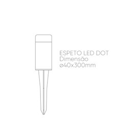 ESPETO LED DOT 2W BIVOLT 2700K | ROMALUX 10110