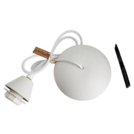 FIO PENDENTE COM BOCAL 33MM BRANCO 2 METROS | BIASÁ 20923 FIO PENDENTE COM BOCAL 33MM BRANCO 2 METROS | BIASÁ 20923