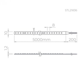 FITA FULL LED 24V PRO 19W/m IRC 97 2700K | STELLA STL21836/27 FITA FULL LED 24V PRO 19W/m IRC 97 2700K | STELLA STL21836/27