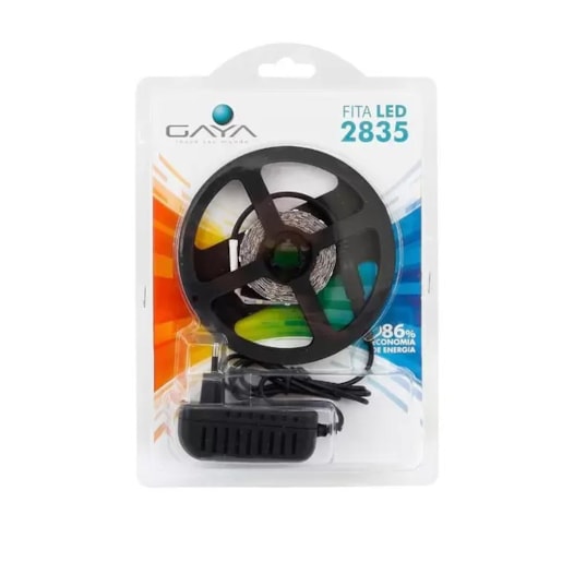 FITA LED 2835 12V ROLO 2,5 METROS VERMELHO | GAYA 9038 FITA LED 2835 12V ROLO 2,5 METROS VERMELHO | GAYA 9038