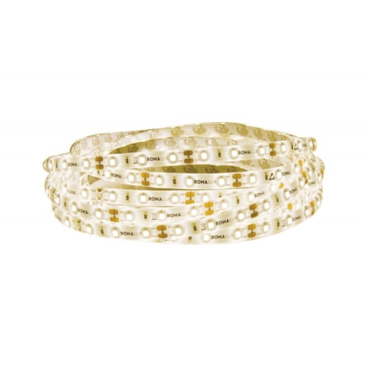 FITA LED 60LED/M - 4,8WM 12V 3000K IP65 - POR METRO | ROMALUX 10136 FITA LED 60LED/M - 4,8WM 12V 3000K IP65 - POR METRO | ROMALUX 10136