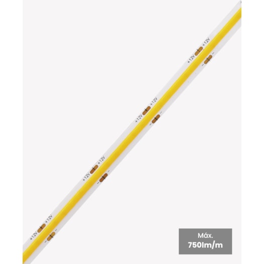 FITA LED COB 320 LEDS 8X2MM IRC>90 INTERNO 3000K 8W/M 12V 50 METROS | OPUS LED OPS 86800 FITA LED COB 320 LEDS 8X2MM IRC>90 INTERNO 3000K 8W/M 12V 50 METROS | OPUS LED OPS 86800