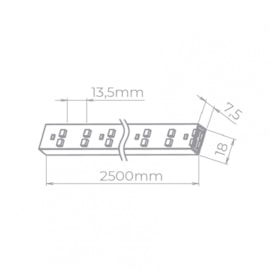 FITA LED KIT TENSÃO DE REDE DOUBLE LINE 25 METROS 10W/M 3000K 220V IP67 | STELLA STH7832/30 FITA LED KIT TENSÃO DE REDE DOUBLE LINE 25 METROS 10W/M 3000K 220V IP67 | STELLA STH7832/30