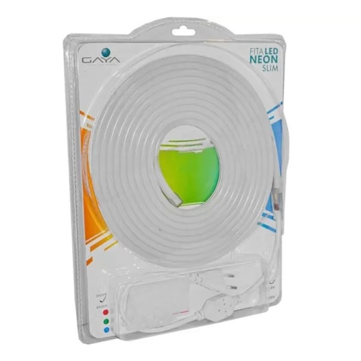 FITA LED NEON 5 METROS 7,5W BRANCO QUENTE | GAYA 9126 FITA LED NEON 5 METROS 7,5W BRANCO QUENTE | GAYA 9126