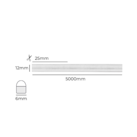 FITA LED NEON DIMERIZÁVEL 5 METROS VERMELHO 9W/M 12V | NORDECOR 7040 FITA LED NEON DIMERIZÁVEL 5 METROS VERMELHO 9W/M 12V | NORDECOR 7040