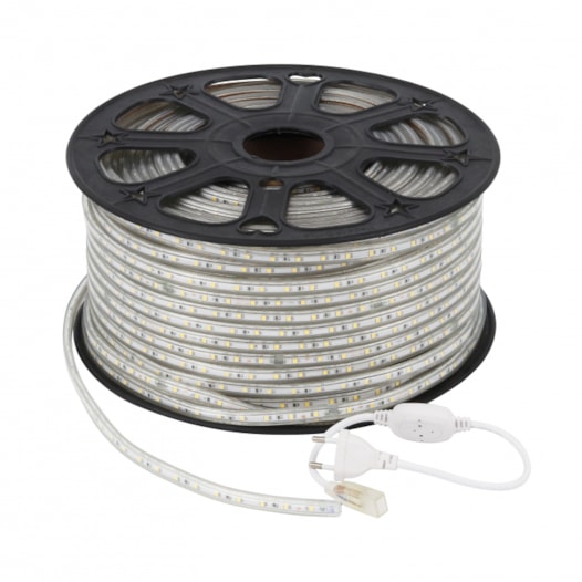 FITA MANGUEIRA LED 2835 100 METROS EXTERNO 4000K 4,8W/M 220V SILICONE E ALUMÍNIO | GAYA 9049 FITA MANGUEIRA LED 2835 100 METROS EXTERNO 4000K 4,8W/M 220V SILICONE E ALUMÍNIO | GAYA 9049