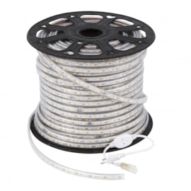 FITA MANGUEIRA LED 5050 100 METROS EXTERNO 6000K 14,4W/M 220V SILICONE E PVC | GAYA 9429 FITA MANGUEIRA LED 5050 100 METROS EXTERNO 6000K 14,4W/M 220V SILICONE E PVC | GAYA 9429