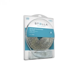 FITA TENSÃO DE REDE SINGLE LINE ROLO 25 METROS 3000K  127V IP67 | STELLA STH7821/30 FITA TENSÃO DE REDE SINGLE LINE ROLO 25 METROS 3000K  127V IP67 | STELLA STH7821/30