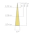 FOCCUS 3W BRANCO BIVOLT 11° 3000K | DIRECT LIGHT 1278