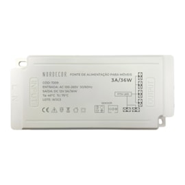 FONTE 12 MOVS 36W/A BIVOLT | NORDECOR 7209 FONTE 12 MOVS 36W/A BIVOLT | NORDECOR 7209