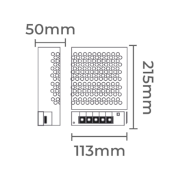 FONTE DC24V CHAVEADA 21A/500W BIVOLT | NORDECOR 7237