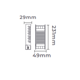 FONTE DC24V DIMERIZAVEL (TRIAC) 4.1A/100W 127V | NORDECOR 7194