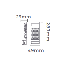 FONTE DC24V DIMERIZAVEL (TRIAC) 6.2A /150W 127V | NORDECOR 7195