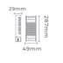 FONTE DC24V DIMERIZAVEL (TRIAC) 6.2A /150W 127V | NORDECOR 7195