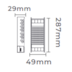 FONTE DC24V DIMERIZAVEL (TRIAC) 8.3A/200W 127V | NORDECOR 7182