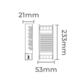 FONTE DC24V SLIM 5A/120W BIVOLT | NORDECOR 7216