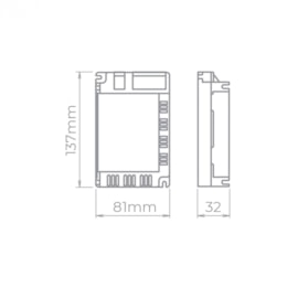 FONTE DIMERIZÁVEL P/ LED 12V 40W | STELLA STH5899