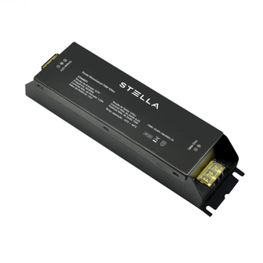 FONTE DIMERIZÁVEL P/ LED 12Vcc 6,2A 220V 75W | STELLA STH4872 FONTE DIMERIZÁVEL P/ LED 12Vcc 6,2A 220V 75W | STELLA STH4872