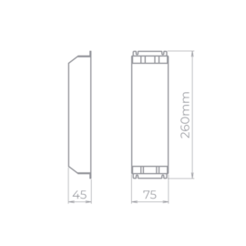 FONTE DIMERIZÁVEL P/ LED 24Vcc 100W 220V | STELLA STH9882 FONTE DIMERIZÁVEL P/ LED 24Vcc 100W 220V | STELLA STH9882