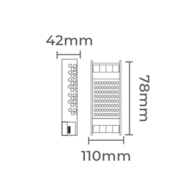 FONTE DRIVER CHAVEADA 5A 60W 12V | NORDECOR 7057