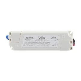 FONTE DRIVER INTELLIGENT 1A 12W 12V ALUMÍNIO BRANCO | BRILIA 435823 FONTE DRIVER INTELLIGENT 1A 12W 12V ALUMÍNIO BRANCO | BRILIA 435823