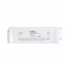 FONTE DRIVER INTELLIGENT DIMERIZÁVEL 4,16A 50W 12V - 110V ALUMÍNIO BRANCO | BRILIA 305502 FONTE DRIVER INTELLIGENT DIMERIZÁVEL 4,16A 50W 12V - 110V ALUMÍNIO BRANCO | BRILIA 305502