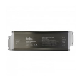 FONTE DRIVER INTELLIGENT DIMERIZÁVEL 8,3A 100W 12V - 220V ALUMÍNIO PRETO | BRILIA 305496 FONTE DRIVER INTELLIGENT DIMERIZÁVEL 8,3A 100W 12V - 220V ALUMÍNIO PRETO | BRILIA 305496