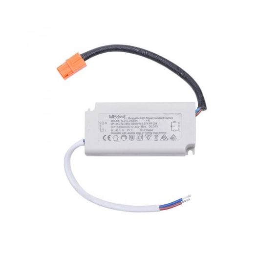 FONTE DRIVER POWERLUX DIMERIZÁVEL 20W 220V ALUMÍNIO E POLICARBONATO BRANCO | NORDECOR S33189