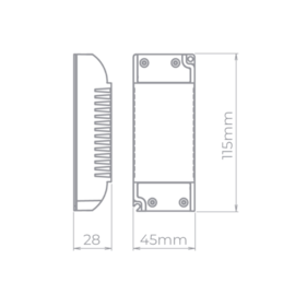 FONTE P/ LED 24V 25W | STELLA STH8895