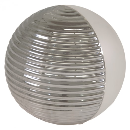 GLOBO Ø15CM VIDRO FUMÊ E FOSCO | NORDECOR 2368 GLOBO Ø15CM VIDRO FUMÊ E FOSCO | NORDECOR 2368