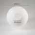GLOBO Ø18CM VIDRO BRANCO | NORDECOR 2356 GLOBO Ø18CM VIDRO BRANCO | NORDECOR 2356