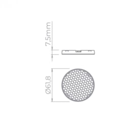 GRADE PARA SQUARE PAR20 E AR70 PRETO | STELLA STH20921 GRADE PARA SQUARE PAR20 E AR70 PRETO | STELLA STH20921