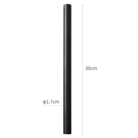 HASTE EXTENSORA P/ESPETO KEWE 30CM C/2 UM PRETO (6597/6598) | NORDECOR 6599