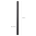 HASTE EXTENSORA P/ESPETO KEWE 30CM C/2 UM PRETO (6597/6598) | NORDECOR 6599
