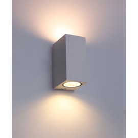 HOME ARANDELA DE PAREDE DUBLÊ FACHO DUPLO EXTERNO 1XMR16 15X9,5X7,2CM ABS E VIDRO BRANCO | OPUS LED OPS 81218 HOME ARANDELA DE PAREDE DUBLÊ FACHO DUPLO EXTERNO 1XMR16 15X9,5X7,2CM ABS E VIDRO BRANCO | OPUS LED OPS 81218