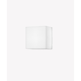 HOME ARANDELA DE PAREDE LED KUBO QUADRADO EXTERNO 3000K 5W BIVOLT 10X10X7,5CM ABS BRANCO | OPUS LED OPS 84776