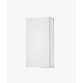 HOME ARANDELA DE PAREDE LED KUBO RETANGULAR EXTERNO 3000K 8W BIVOLT 10X20CM ABS BRANCO | OPUS LED OPS 84783