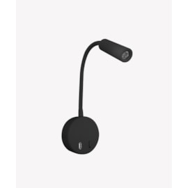 HOME ARANDELA DE PAREDE LED MAMBA ARTICULÁVEL 3000K 3W BIVOLT 9X25CM ALUMÍNIO PRETO | OPUS LED OPS 38834 HOME ARANDELA DE PAREDE LED MAMBA ARTICULÁVEL 3000K 3W BIVOLT 9X25CM ALUMÍNIO PRETO | OPUS LED OPS 38834
