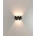 HOME ARANDELA DE PAREDE LED SCHALA EXTERNO 3000K 5W BIVOLT 12X15X3,8CM ALUMÍNIO PRETO | OPUS LED OPS 85742