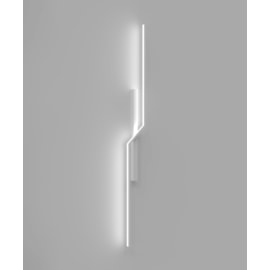 HOME ARANDELA DE PAREDE ZETA 3000K 26W 120X10CM ALUMÍNIO BRANCO | OPUS LED OPS 86633