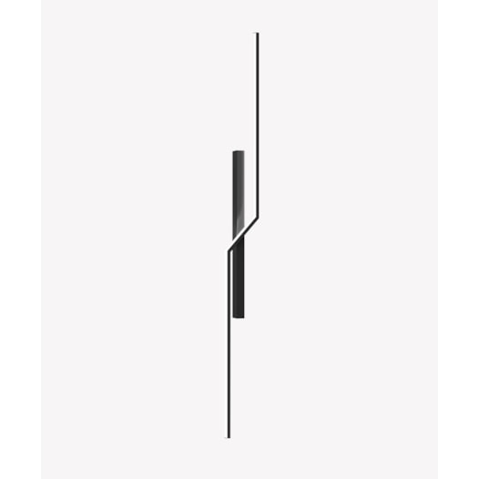 HOME ARANDELA DE PAREDE ZETA 3000K 26W 120X10CM ALUMÍNIO PRETO | OPUS LED OPS 86640 HOME ARANDELA DE PAREDE ZETA 3000K 26W 120X10CM ALUMÍNIO PRETO | OPUS LED OPS 86640