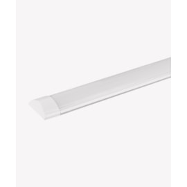 HOME LUMINÁRIA DE PAREDE CALHA FLAT 6500K 72W BIVOLT 232,4X7,5CM POLICARBONATO E ALUMÍNIO BRANCO | OPUS LED HM 36090