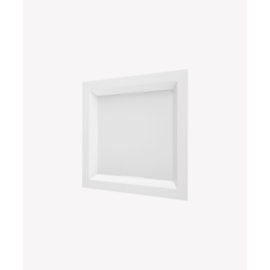 HOME PAINEL LUMINÁRIA DE EMBUTIR LED RECUADO 3000K 18W BIVOLT 22X22CM ABS BRANCO | OPUS LED OPS 85292