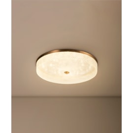 HOME PLAFON DE SOBREPOR LED CRISTAL REDONDO 3000K 36W BIVOLT 45X8,5CM ACRÍLICO DOURADO | OPUS LED OPS 84349 HOME PLAFON DE SOBREPOR LED CRISTAL REDONDO 3000K 36W BIVOLT 45X8,5CM ACRÍLICO DOURADO | OPUS LED OPS 84349