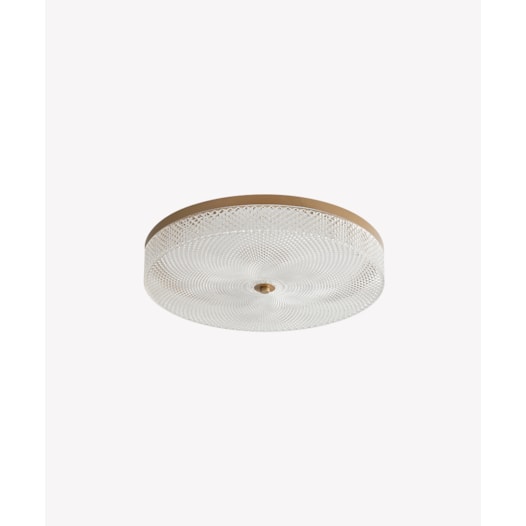 HOME PLAFON DE SOBREPOR LED CRISTAL REDONDO 3000K 36W BIVOLT 45X8,5CM ACRÍLICO DOURADO | OPUS LED OPS 84349 HOME PLAFON DE SOBREPOR LED CRISTAL REDONDO 3000K 36W BIVOLT 45X8,5CM ACRÍLICO DOURADO | OPUS LED OPS 84349